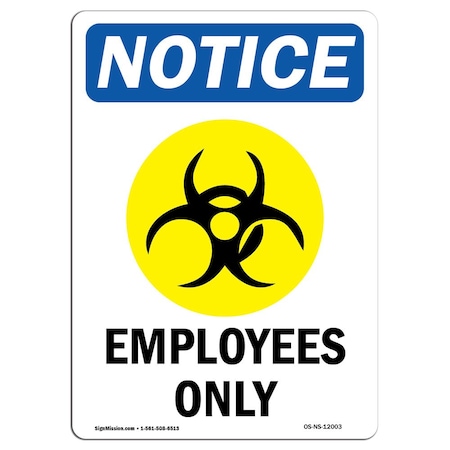 OSHA Notice, 12 Height, 18 Width, Decal